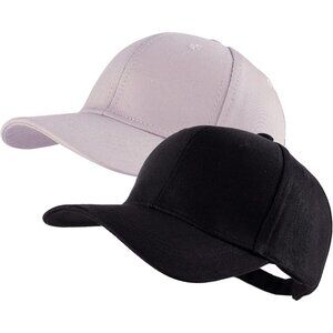 Unisex Black + Khaki Blue Baseball Cap Cotton Fits Washed Denim Adjustable Hat